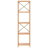 Thumbnail for Regal mit 5 Böden 40x30x146 cm Massivholz Eiche