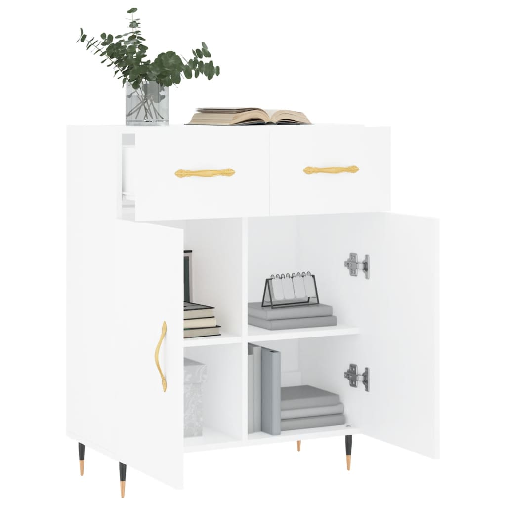 Sideboard Weiß 69,5x34x90 cm Holzwerkstoff