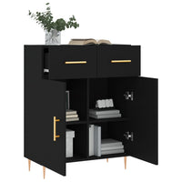 Thumbnail for Sideboard Schwarz 69,5x34x90 cm Holzwerkstoff