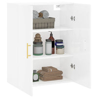 Thumbnail for Wandschrank Hochglanz-Weiß 69,5x34x90 cm