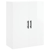 Thumbnail for Wandschrank Hochglanz-Weiß 69,5x34x90 cm