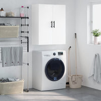 Thumbnail for Wandschrank Hochglanz-Weiß 69,5x34x90 cm