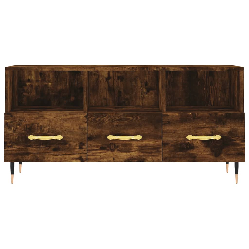 TV-Schrank Räuchereiche 102x36x50 cm Holzwerkstoff