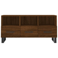 Thumbnail for TV-Schrank Braun Eichen-Optik 102x36x50 cm Holzwerkstoff