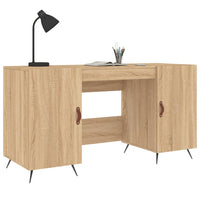 Thumbnail for Schreibtisch Sonoma-Eiche 140x50x75 cm Holzwerkstoff