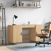 Thumbnail for Schreibtisch Sonoma-Eiche 140x50x75 cm Holzwerkstoff
