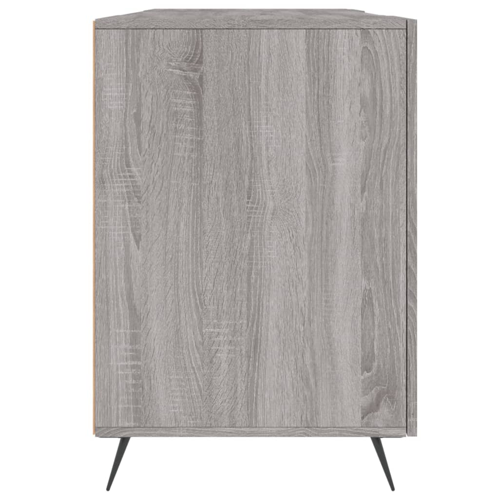 Schreibtisch Grau Sonoma 140x50x75 cm Holzwerkstoff