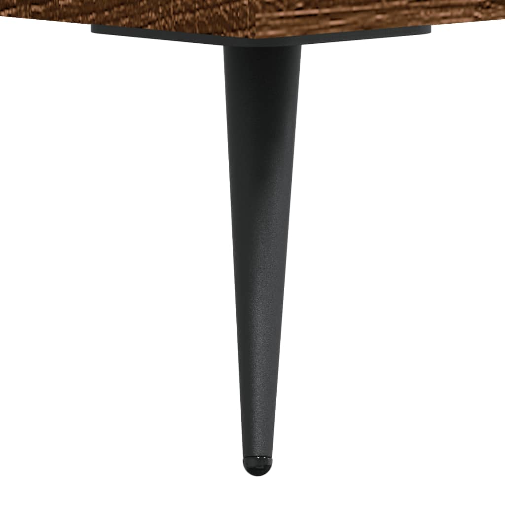 Schreibtisch Braun Eichen-Optik 140x50x75 cm Holzwerkstoff