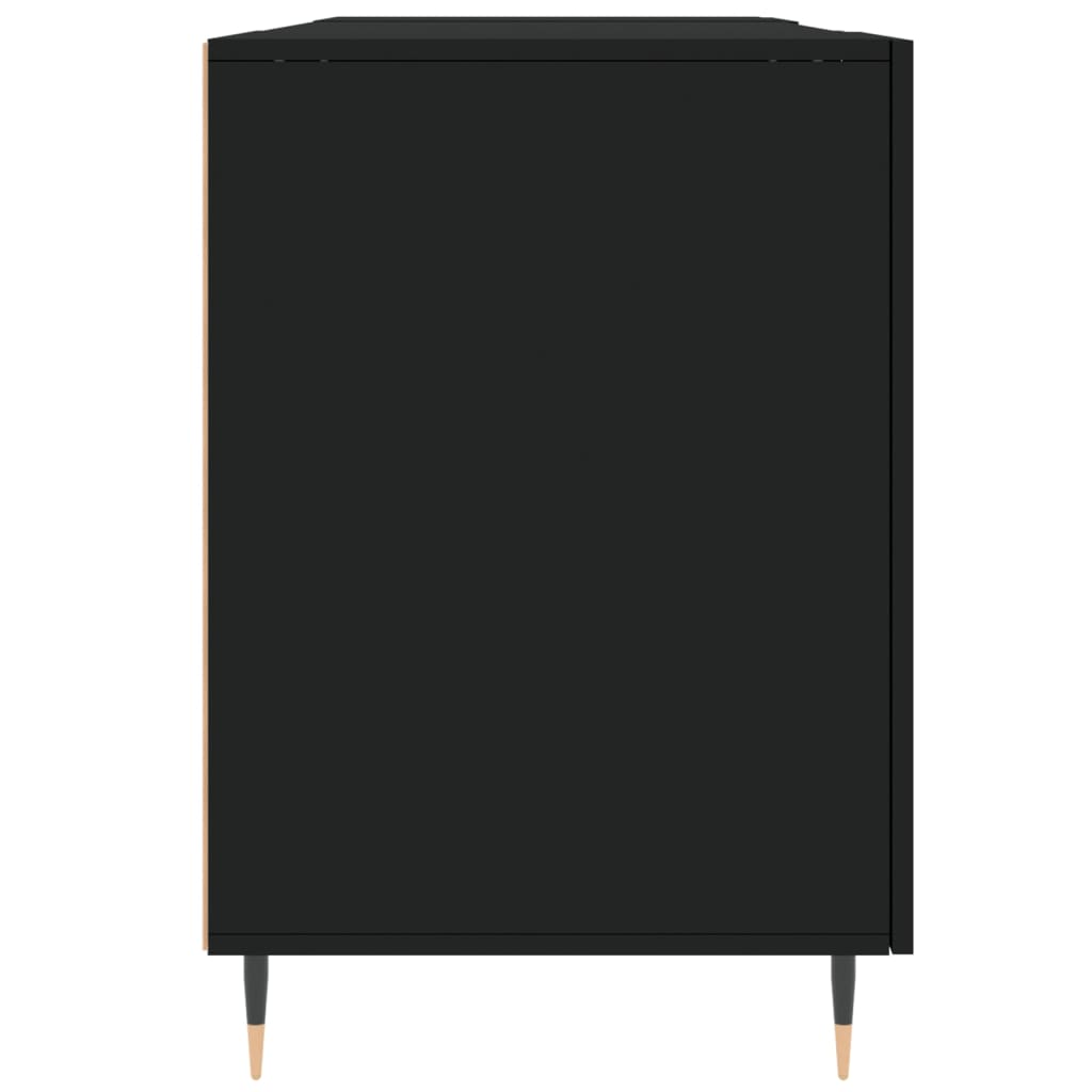Schreibtisch Schwarz 140x50x75 cm Holzwerkstoff