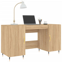 Thumbnail for Schreibtisch Sonoma-Eiche 140x50x75 cm Holzwerkstoff