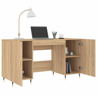 Thumbnail for Schreibtisch Sonoma-Eiche 140x50x75 cm Holzwerkstoff