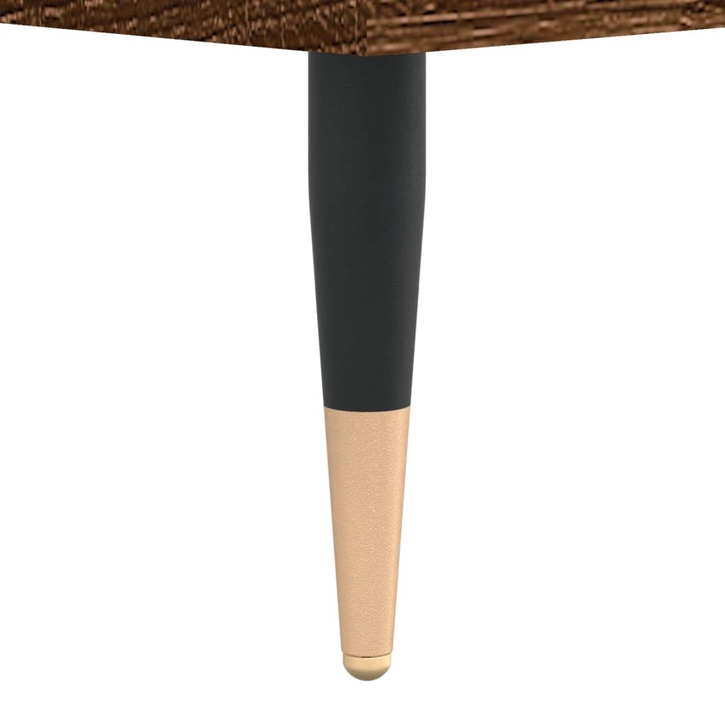 Schreibtisch Braun Eichen-Optik 140x50x75 cm Holzwerkstoff