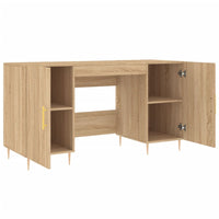 Thumbnail for Schreibtisch Sonoma-Eiche 140x50x75 cm Holzwerkstoff