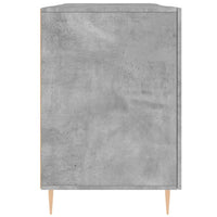 Thumbnail for Schreibtisch Betongrau 140x50x75 cm Holzwerkstoff