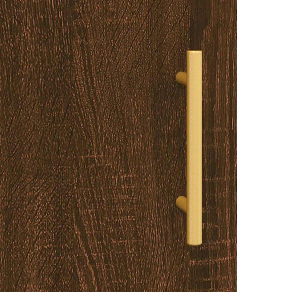 Schreibtisch Braun Eichen-Optik 140x50x75 cm Holzwerkstoff