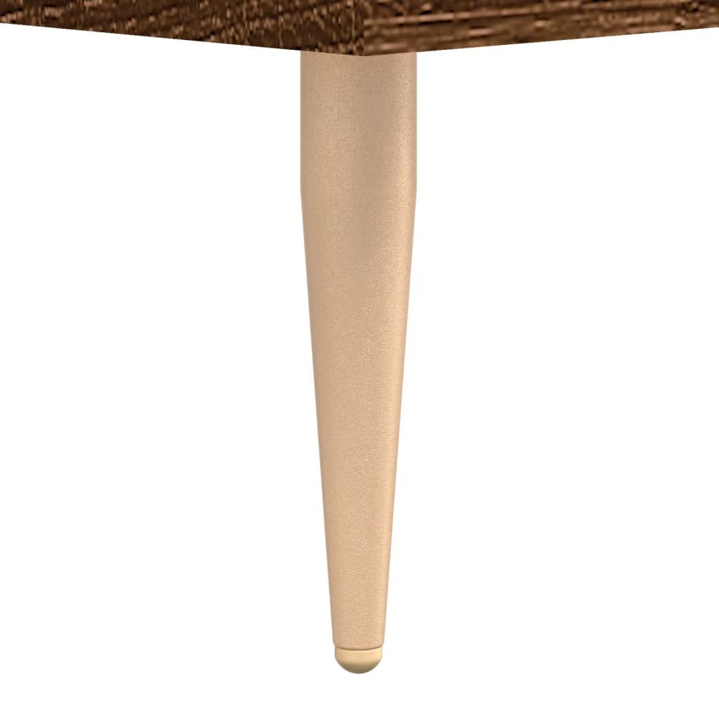 Schreibtisch Braun Eichen-Optik 140x50x75 cm Holzwerkstoff