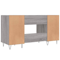 Thumbnail for Schreibtisch Grau Sonoma 140x50x75 cm Holzwerkstoff