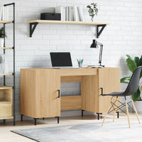 Thumbnail for Schreibtisch Sonoma-Eiche 140x50x75 cm Holzwerkstoff