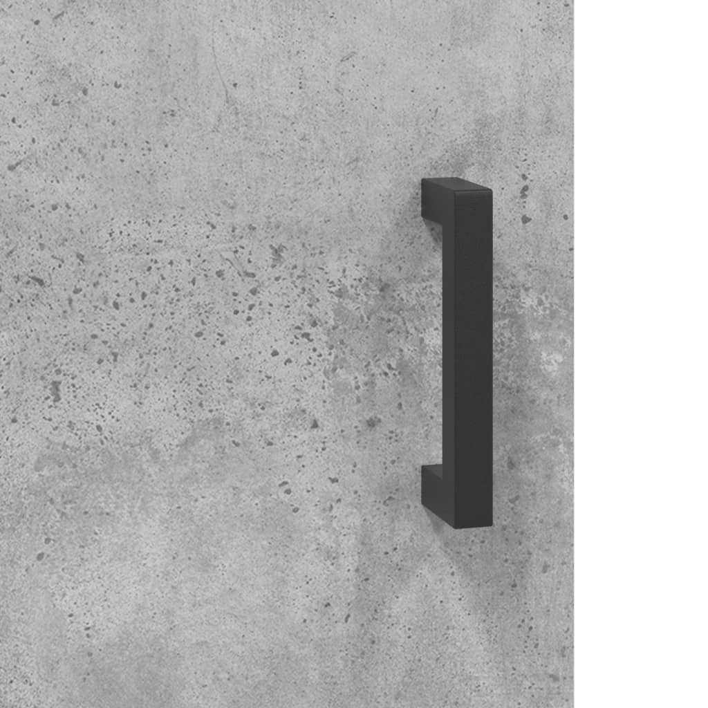 Schreibtisch Betongrau 140x50x75 cm Holzwerkstoff