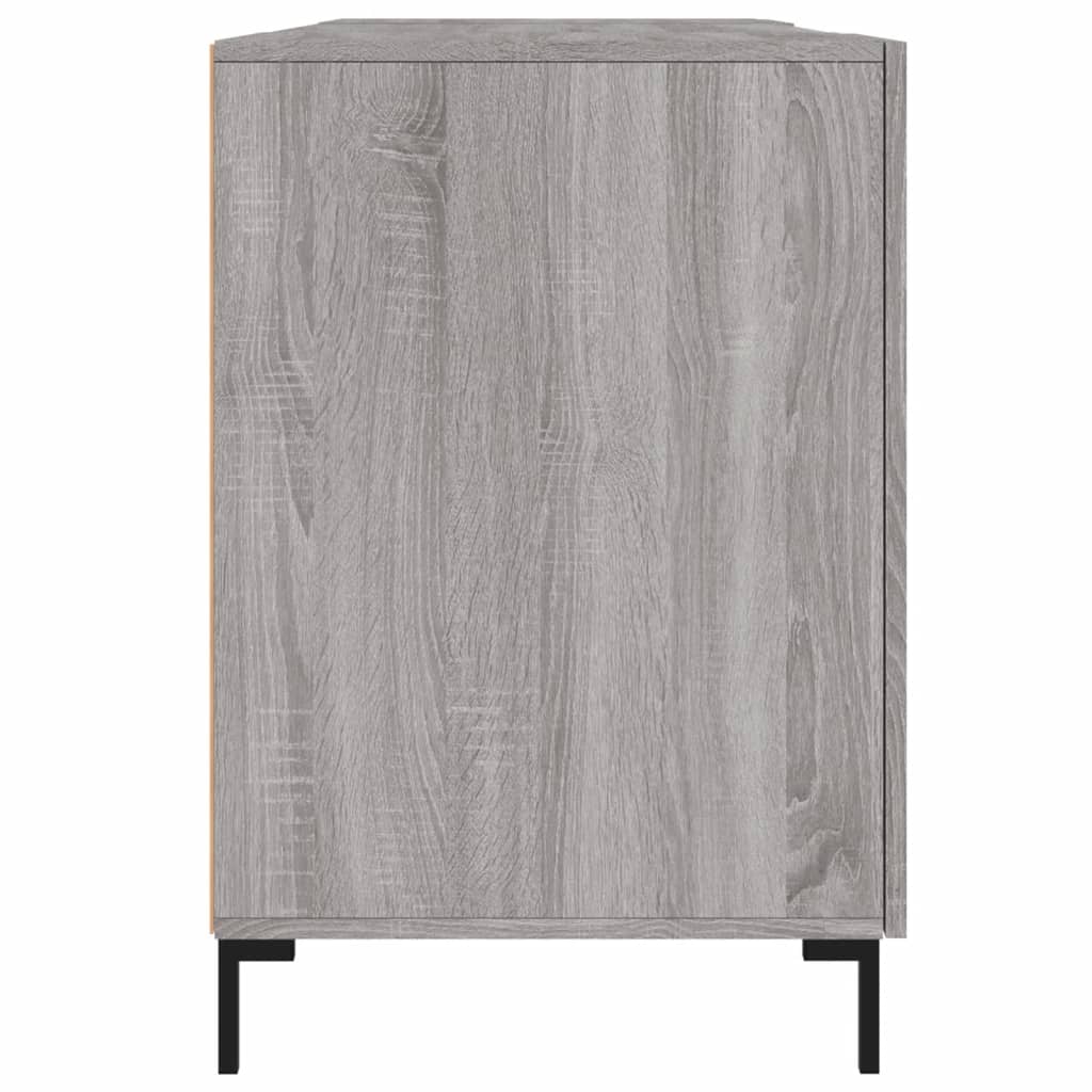 Schreibtisch Grau Sonoma 140x50x75 cm Holzwerkstoff