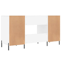 Thumbnail for Schreibtisch Weiß 140x50x75 cm Holzwerkstoff