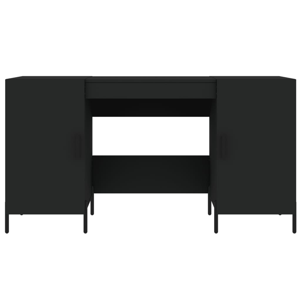 Schreibtisch Schwarz 140x50x75 cm Holzwerkstoff