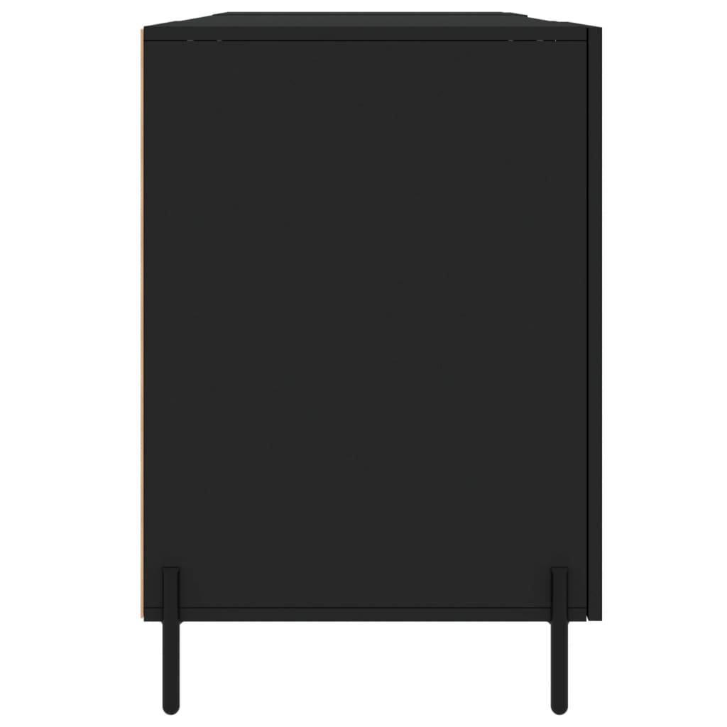 Schreibtisch Schwarz 140x50x75 cm Holzwerkstoff