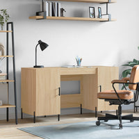 Thumbnail for Schreibtisch Sonoma-Eiche 140x50x75 cm Holzwerkstoff