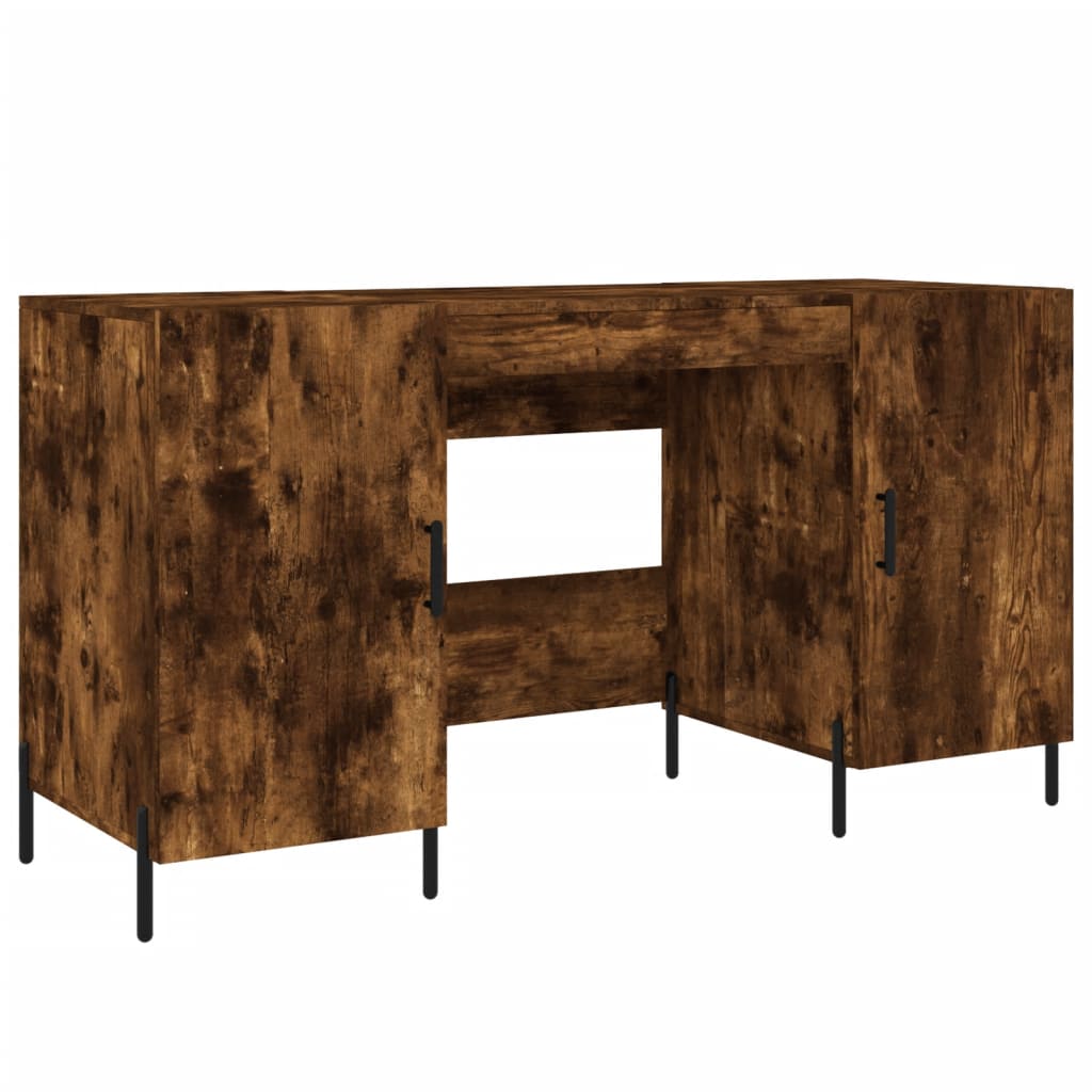 Schreibtisch Räuchereiche 140x50x75 cm Holzwerkstoff