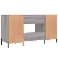Thumbnail for Schreibtisch Grau Sonoma 140x50x75 cm Holzwerkstoff