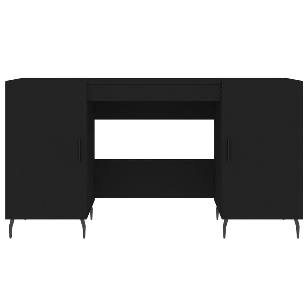 Schreibtisch Schwarz 140x50x75 cm Holzwerkstoff