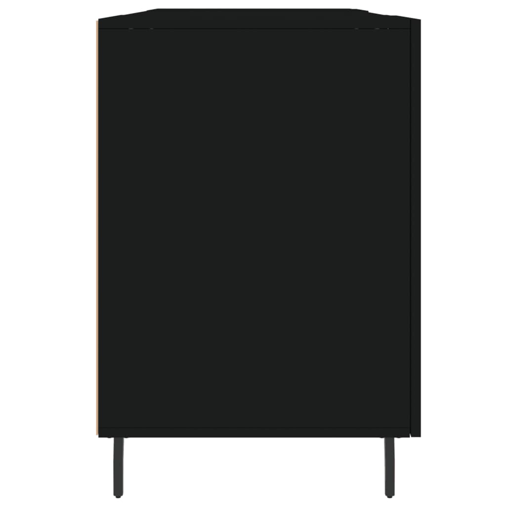 Schreibtisch Schwarz 140x50x75 cm Holzwerkstoff