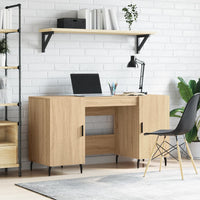 Thumbnail for Schreibtisch Sonoma-Eiche 140x50x75 cm Holzwerkstoff