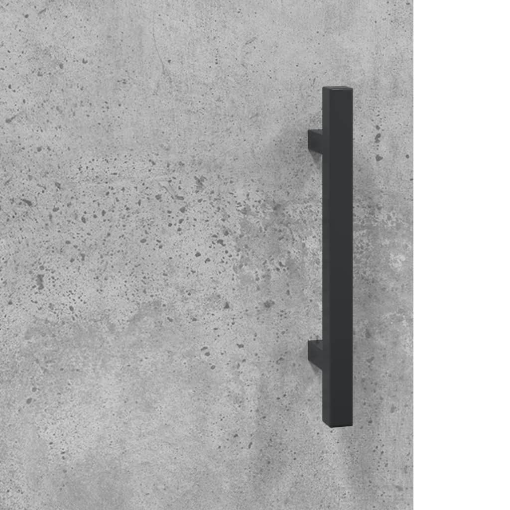 Schreibtisch Betongrau 140x50x75 cm Holzwerkstoff