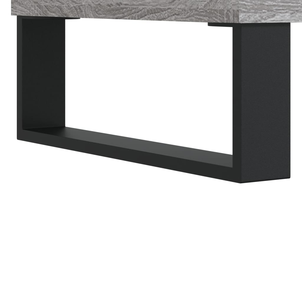 Schreibtisch Grau Sonoma 140x50x75 cm Holzwerkstoff