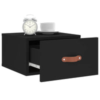 Thumbnail for Wand-Nachttische 2 Stk. Schwarz 35x35x20 cm