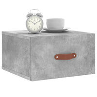 Thumbnail for Wand-Nachttisch Betongrau 35x35x20 cm
