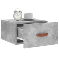 Thumbnail for Wand-Nachttisch Betongrau 35x35x20 cm