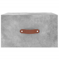 Thumbnail for Wand-Nachttisch Betongrau 35x35x20 cm