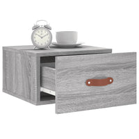 Thumbnail for Wand-Nachttische 2 Stk. Grau Sonoma 35x35x20 cm