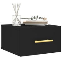 Thumbnail for Wand-Nachttische 2 Stk. Schwarz 35x35x20 cm