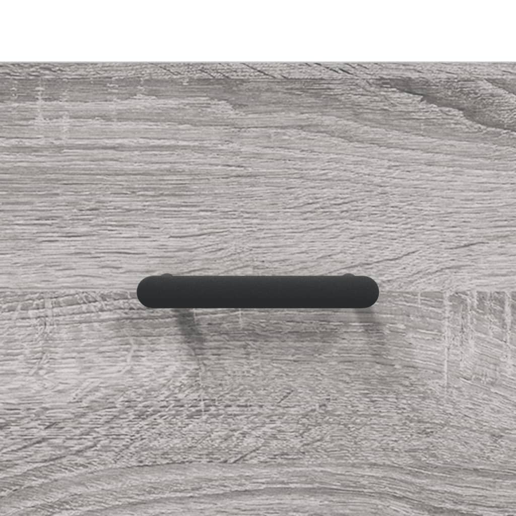 Wand-Nachttisch Grau Sonoma 35x35x20 cm