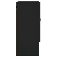 Thumbnail for Wandschrank Schwarz 60x31x70 cm Holzwerkstoff