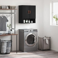 Thumbnail for Wandschrank Schwarz 60x31x70 cm Holzwerkstoff