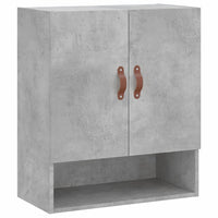 Thumbnail for Wandschrank Betongrau 60x31x70 cm Holzwerkstoff