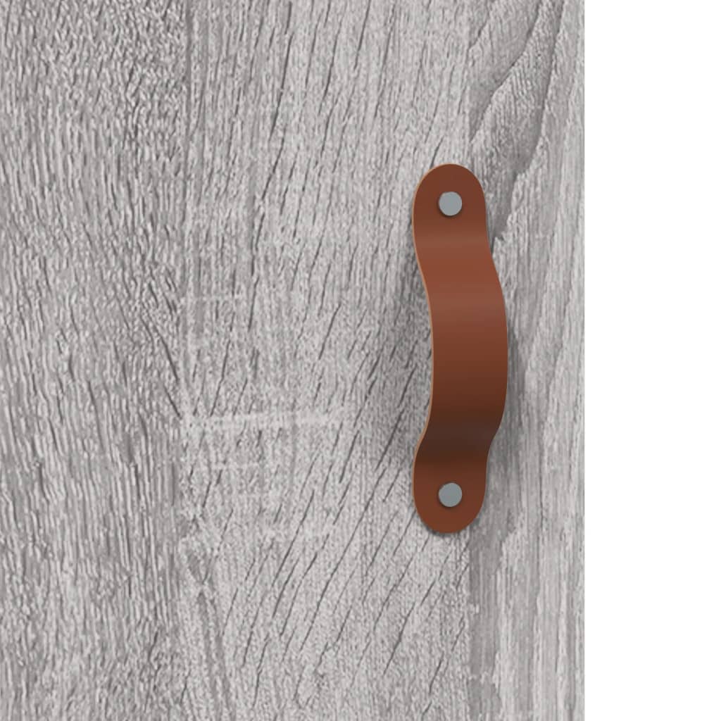 Wandschrank Grau Sonoma 60x31x70 cm Holzwerkstoff