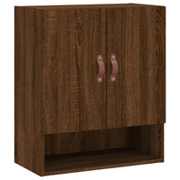 Thumbnail for Wandschrank Braun Eichen-Optik 60x31x70 cm Holzwerkstoff