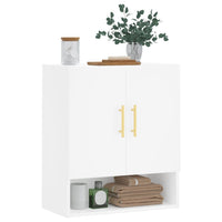 Thumbnail for Wandschrank Weiß 60x31x70 cm Holzwerkstoff