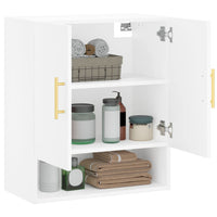 Thumbnail for Wandschrank Weiß 60x31x70 cm Holzwerkstoff