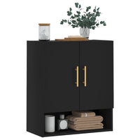 Thumbnail for Wandschrank Schwarz 60x31x70 cm Holzwerkstoff